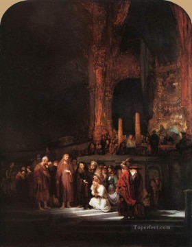  christus - Christus und die Ehebrecherin Rembrandt